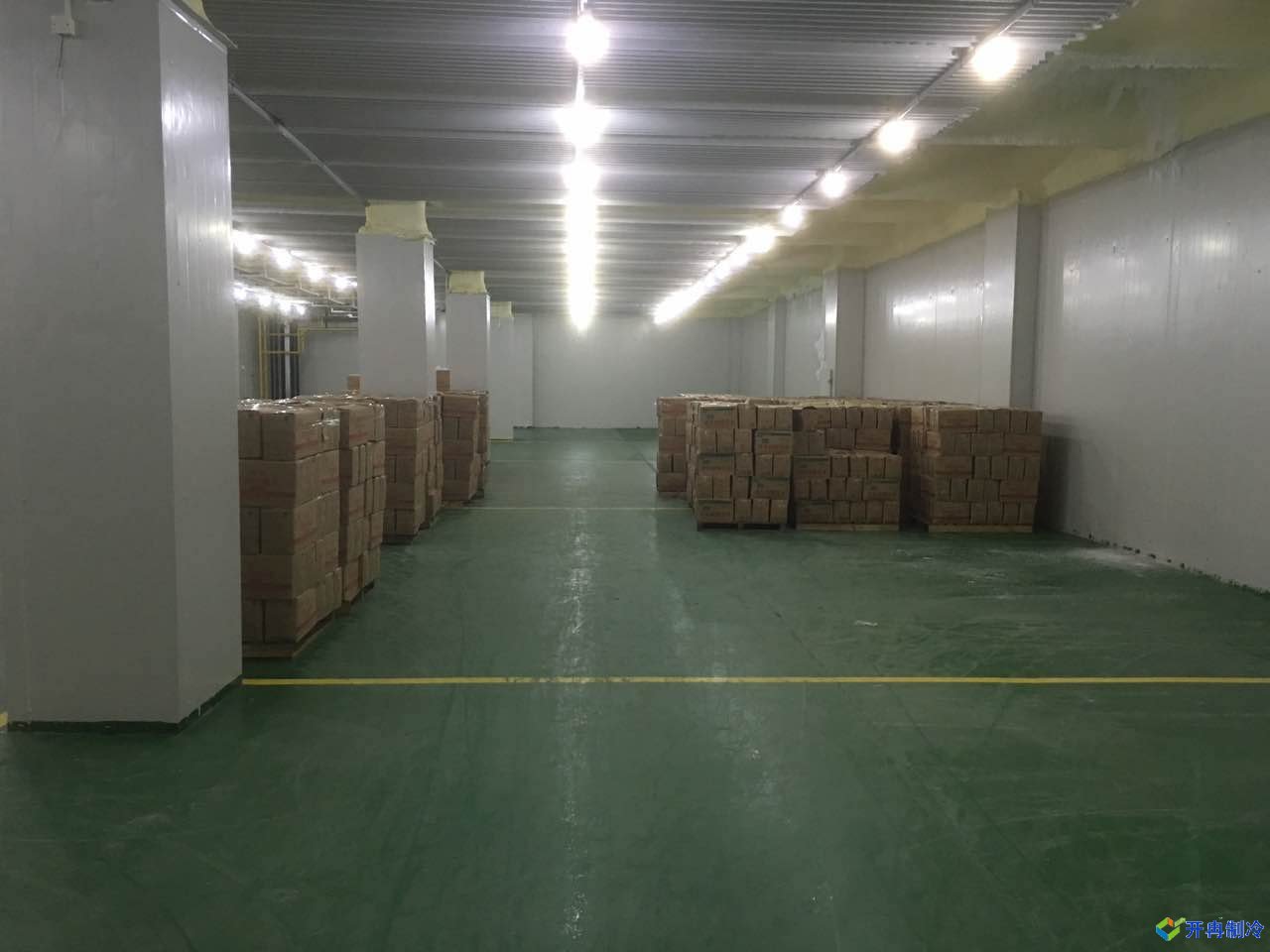 開冉制冷為上?？蛻艚?000平冷藏庫外景圖